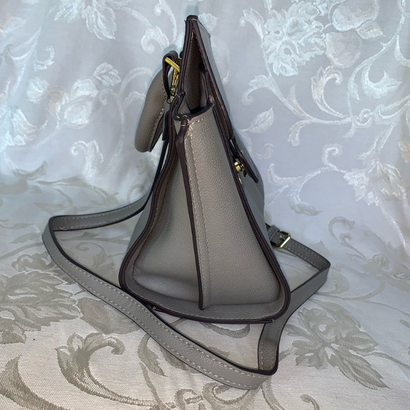 Danielle Nicole grey 2-tone crossbody - Picture 3 of 7